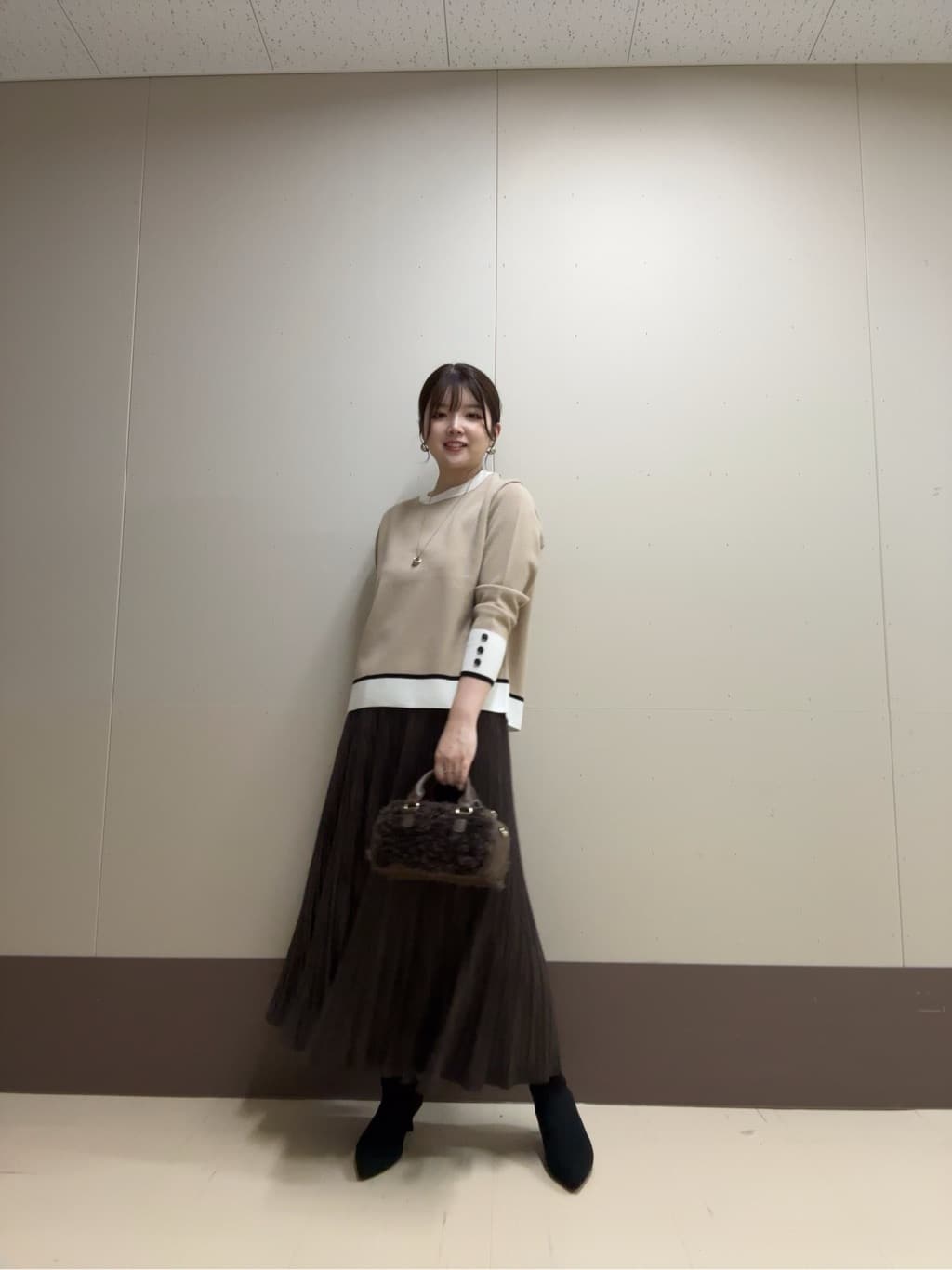 Atsumiさんの「UNTITLED｜【アンサンブル可/洗える】ウールミラノリブニット」を使ったコーディネート