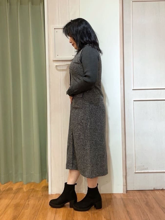 ke-yさんの「SHOO･LA･RUE｜【高レビュー/2WAY】きれい見えで上品な ストライプファートートバッグ」を使ったコーディネート