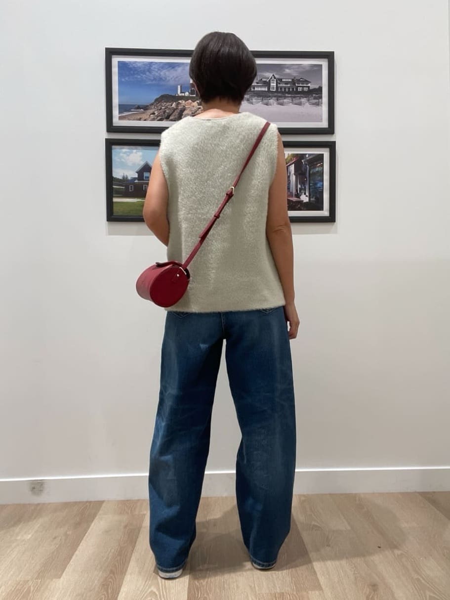 Naoさんの「Dessin｜【2点セット・洗える】2WAYカーディガン＆キャミソールアンサンブル」を使ったコーディネート