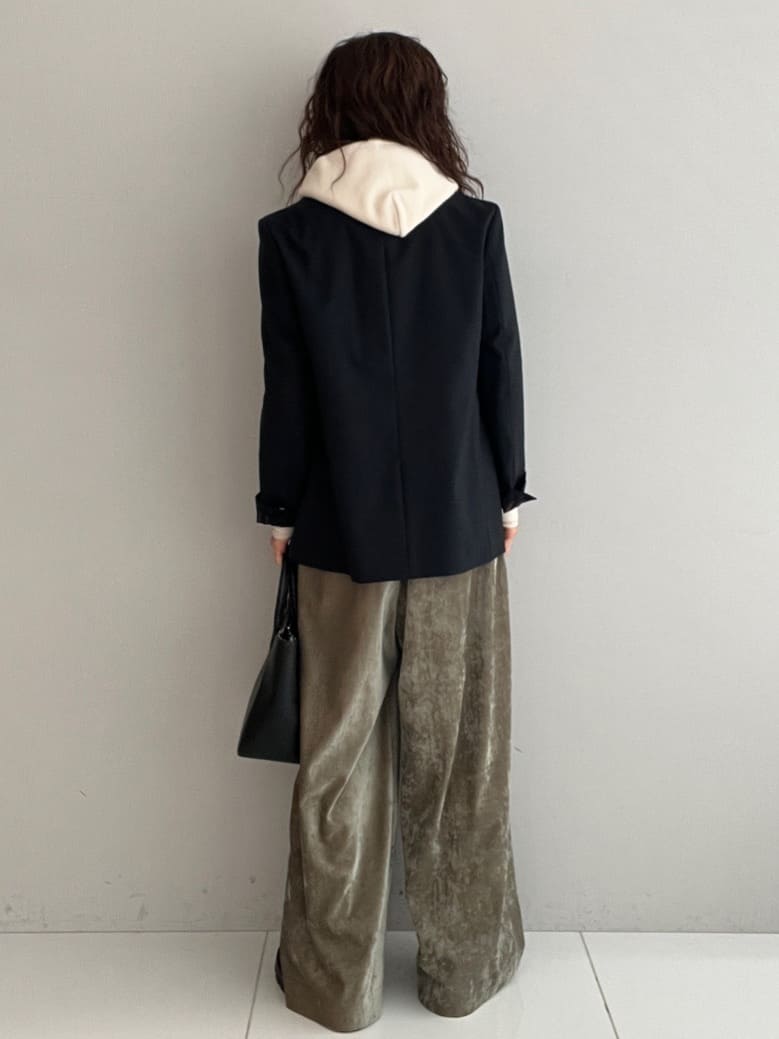 misaさんの「DRESSTERIOR｜デキシー吊裏毛ジップアップパーカ」を使ったコーディネート