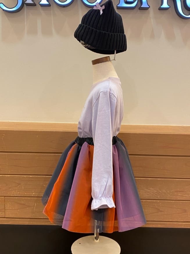 なかひとさんの「SHOO･LA･RUE｜【100-150cm】リバーシブルチュールスカート」を使ったコーディネート