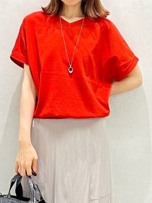 Miwaさんの「UNTITLED｜【洗える/前後2WAY】ネックプルオーバーニット」を使ったコーディネート