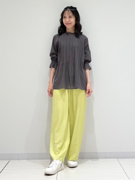 kayoさんの「INDIVI｜【洗える/コットン】ピンタックシアーブラウス」を使ったコーディネート