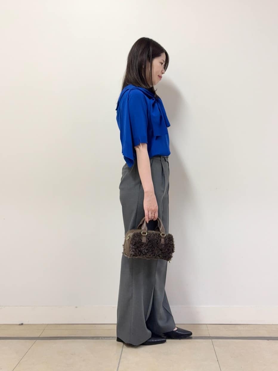 asamiさんの「UNTITLED｜【アンサンブル可/薄手/洗える】5分袖クルーニット」を使ったコーディネート