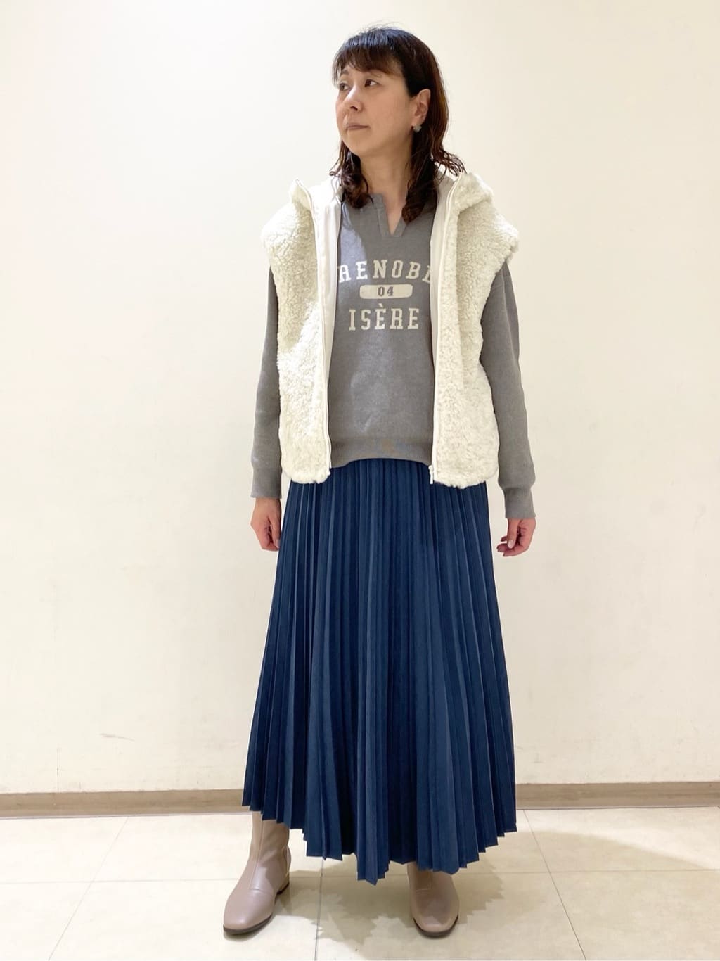COCOさんの「grove｜【名品アウター/3WAY・はっ水】ボアライナー付マウンテンパーカ」を使ったコーディネート
