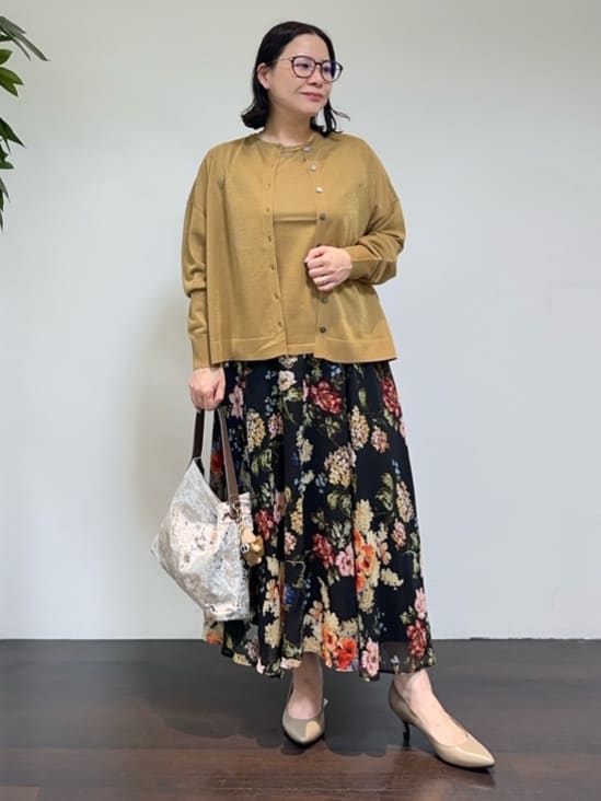 Asamiさんの「UNTITLED｜【アンサンブル可/洗える】シアーノースリーブ プルオーバー」を使ったコーディネート