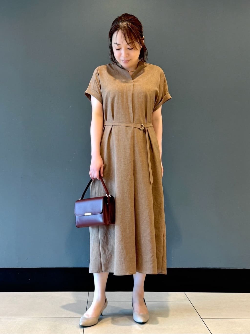 yukiさんの「UNTITLED｜【UV/はっ水】リラククールワンピース」を使ったコーディネート