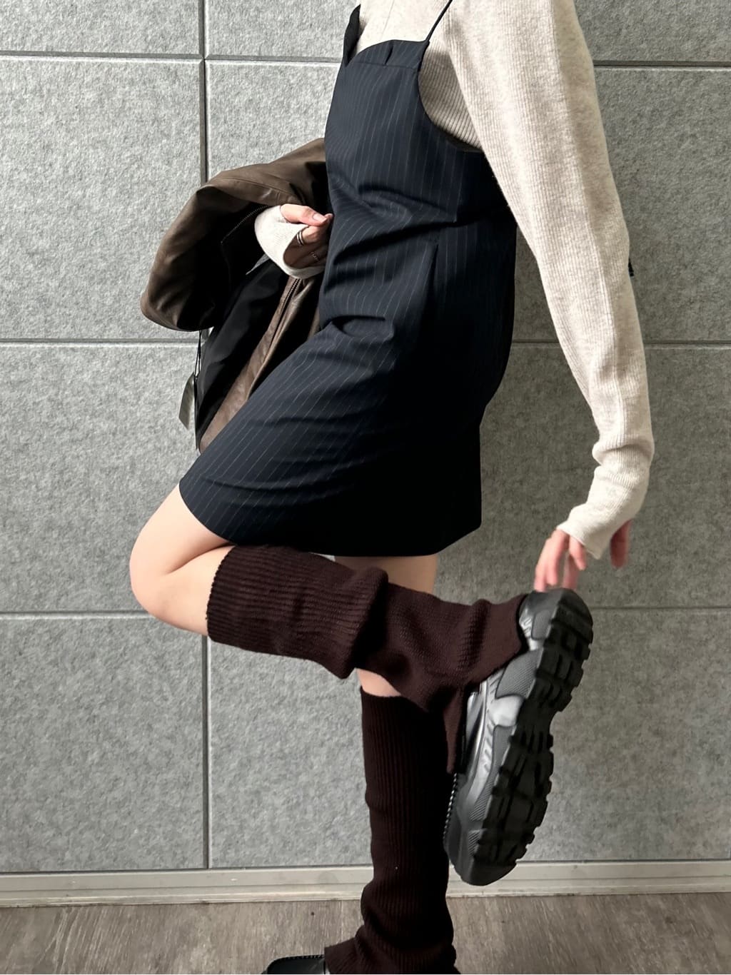 honoka Aさんの「CODE A｜tailored mood mini dress」を使ったコーディネート