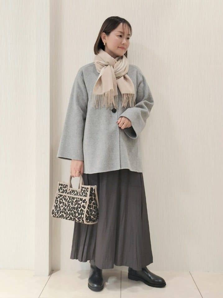naokoさんの「UNTITLED｜【8色展開/体型カバー】魅せるタイムレスニット」を使ったコーディネート