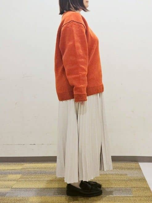 okayuさんの「THE SHOP TK｜纏うだけで大人上品 シャギーチェスターハーフコート」を使ったコーディネート