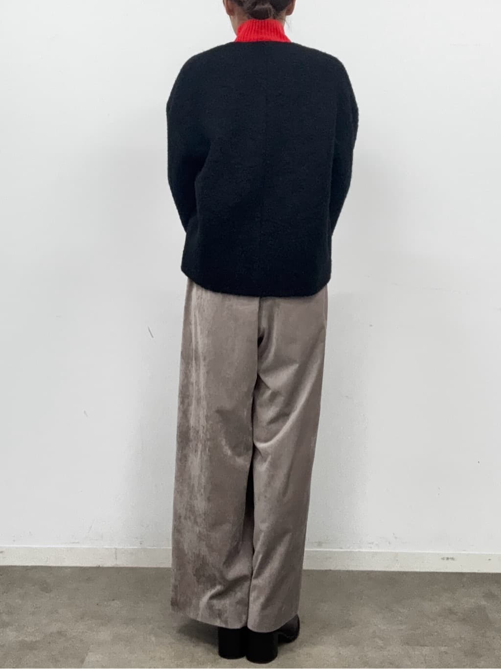 BUNさんの「DRESSTERIOR｜◆ループヤーンショートジャケット」を使ったコーディネート