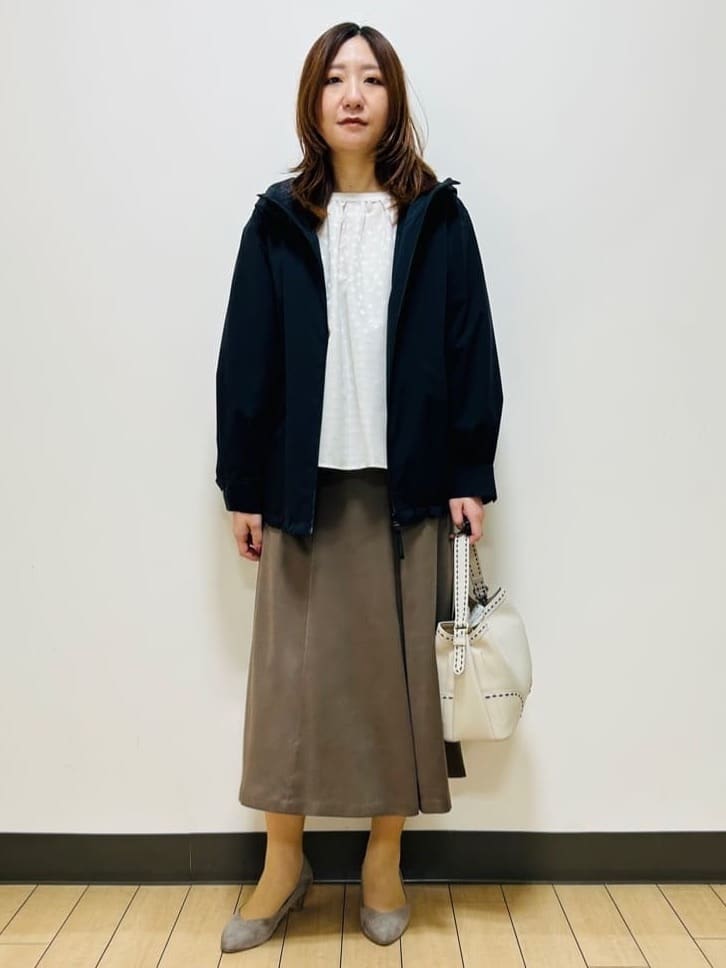 miiiさんの「Reflect｜【ライトアウター／キレイ見え／気軽な羽織に◎】スポーティライトアウター」を使ったコーディネート