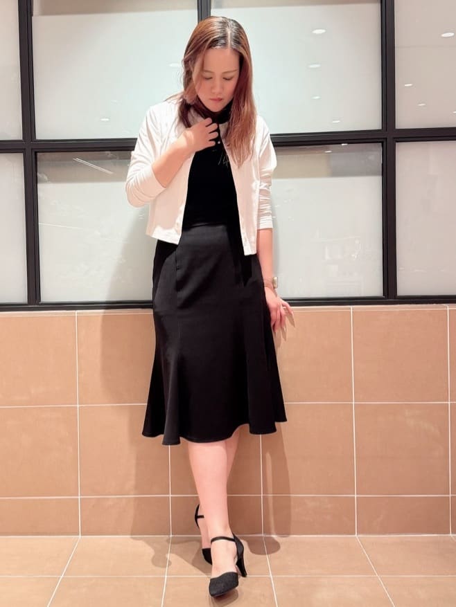 すみれさんの「ESPERANZA｜アンクルストラップパンプス」を使ったコーディネート