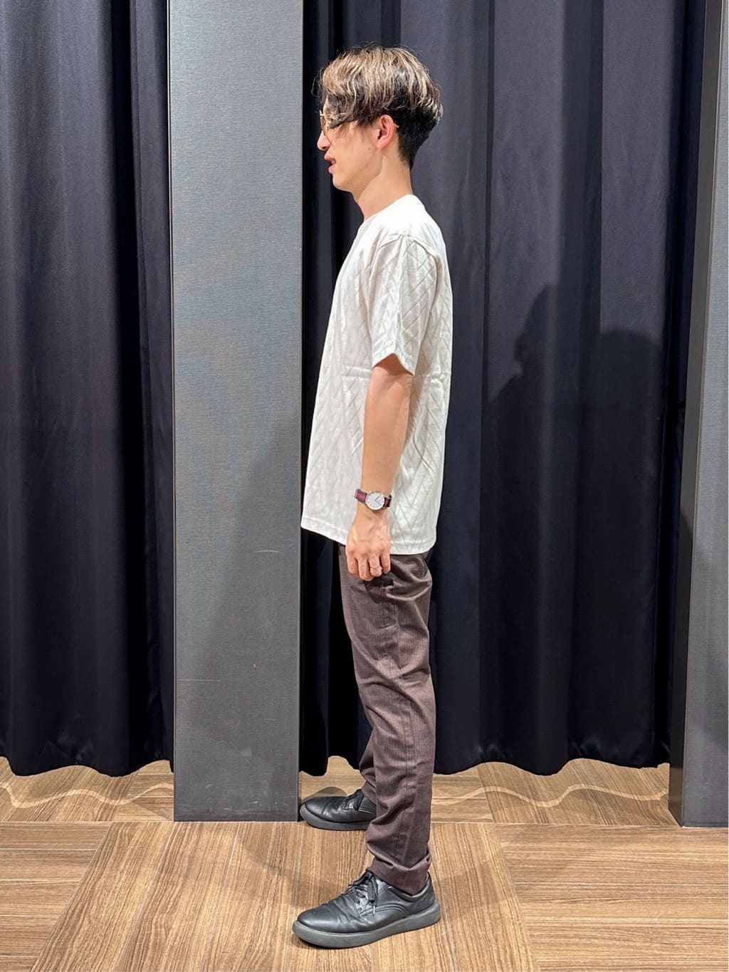 tomoyaさんの「THE SHOP TK｜TECLINO／テクリーノ 長袖オックスシャツ【洗濯機OK】」を使ったコーディネート