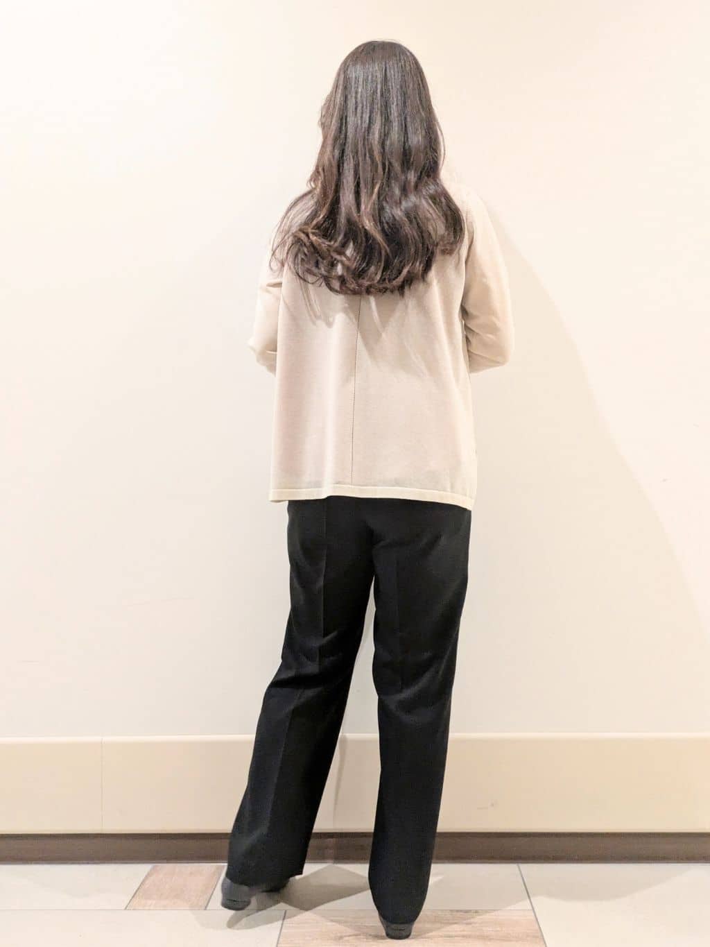 imamiさんの「Reflect｜【マシンウォッシュ可】リネンライクフレアパンツ」を使ったコーディネート