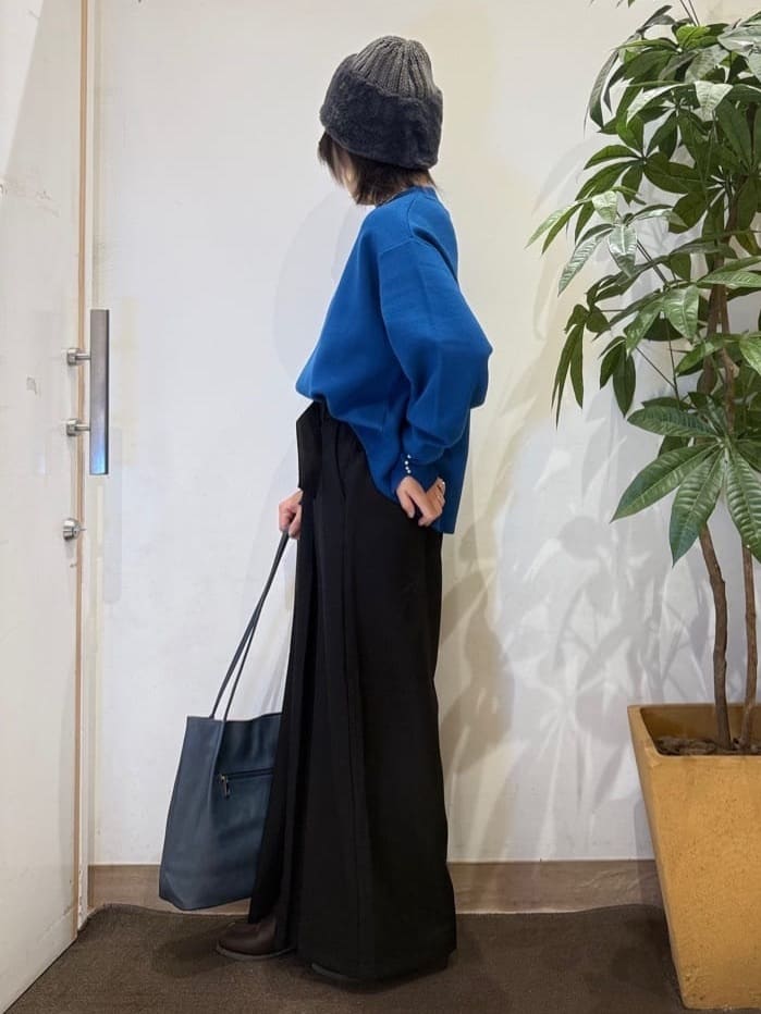 misakiさんの「SHOO･LA･RUE｜【着丈選べる/S-LL】スタイルアップが叶う ベルト付きワイドパンツ」を使ったコーディネート