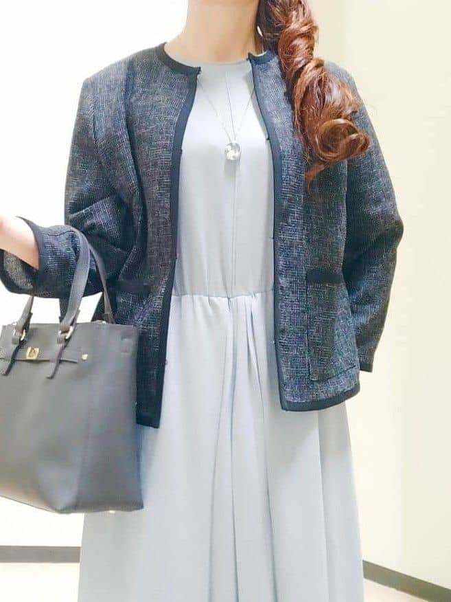 花さんの「Reflect｜【吸水速乾／防しわ】シルキープリーツワンピース」を使ったコーディネート