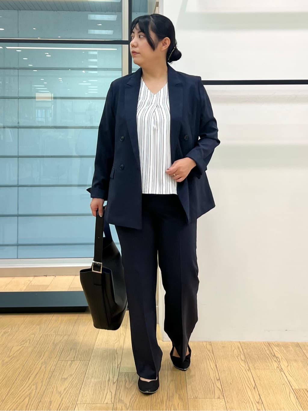 shimaさんの「INDIVI｜【UVケア】ライトダブルジャケット」を使ったコーディネート