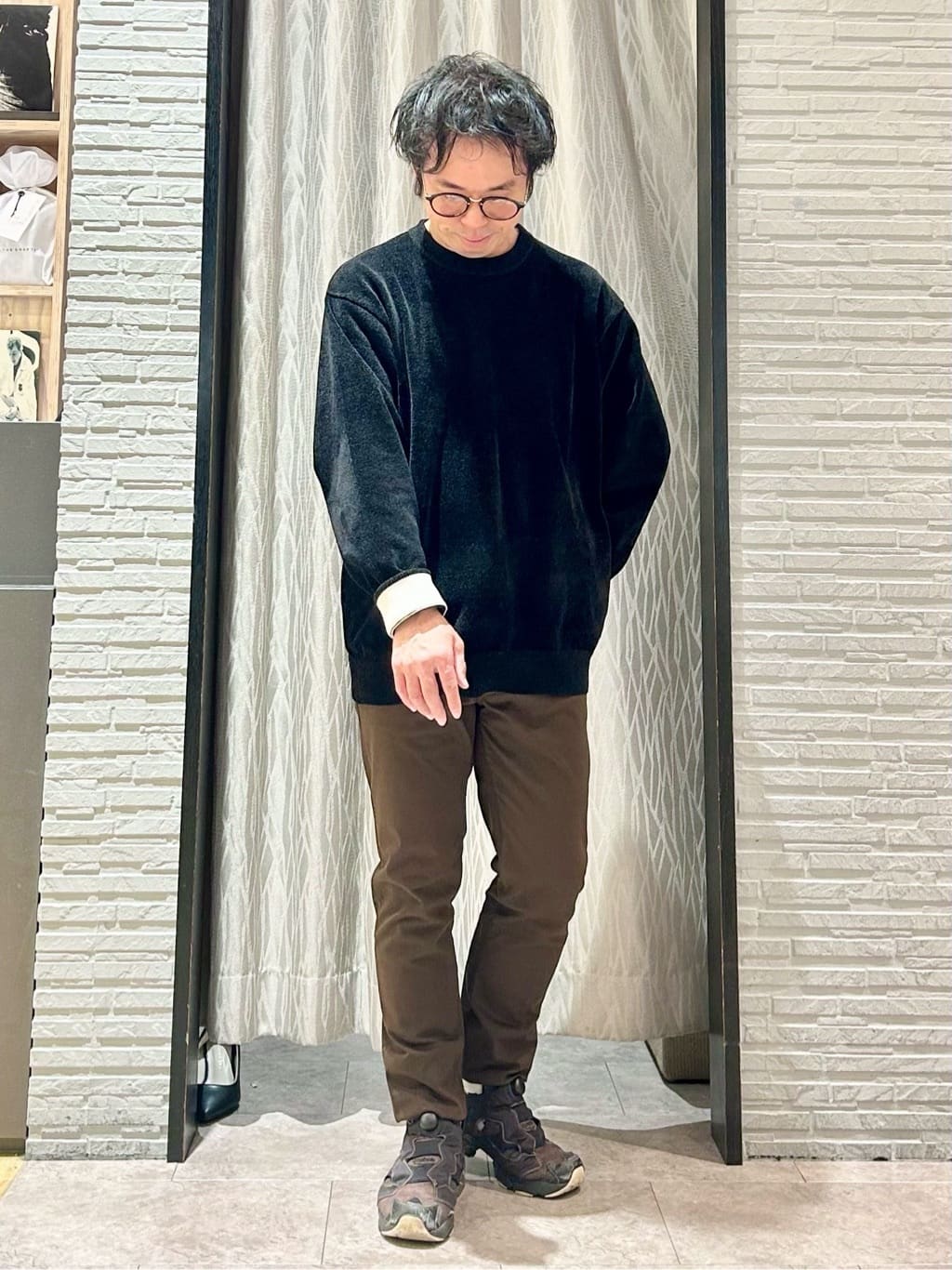 KENJI Iさんの「THE SHOP TK｜【軽くて、暖かい】SORONA／ソロナ 中綿ブルゾン 防風/軽量/洗濯機OK/フード脱着可」を使ったコーディネート