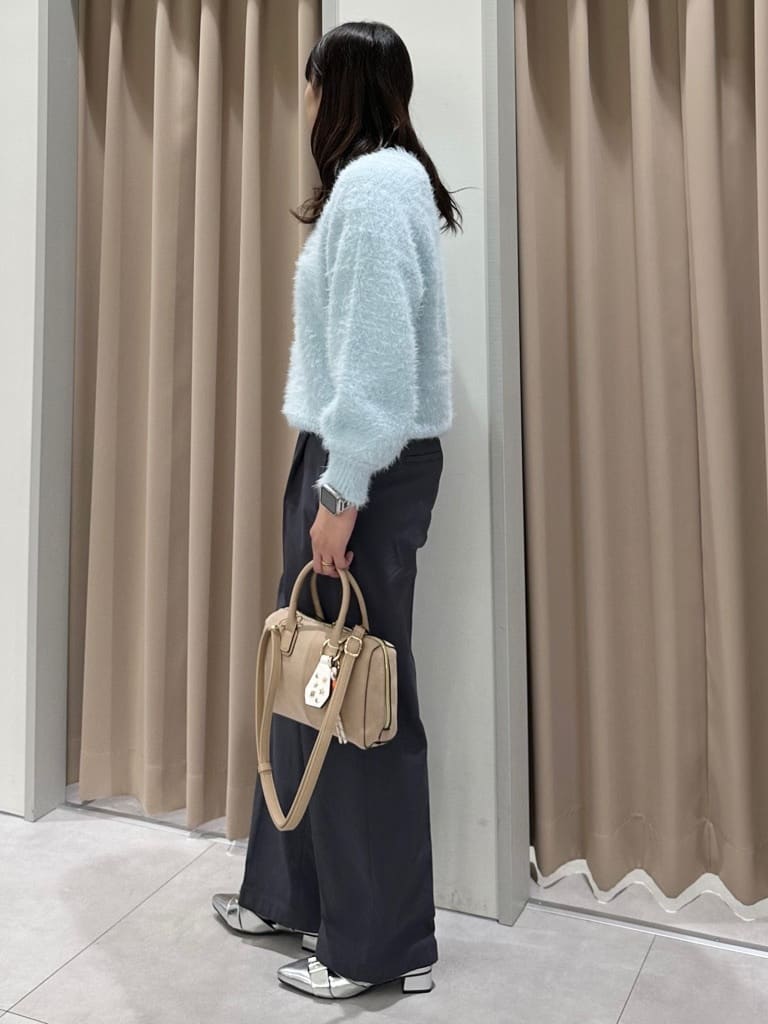 cottonさんの「THE SHOP TK｜着るたびときめく ふんわりフェザーシャギーニット」を使ったコーディネート