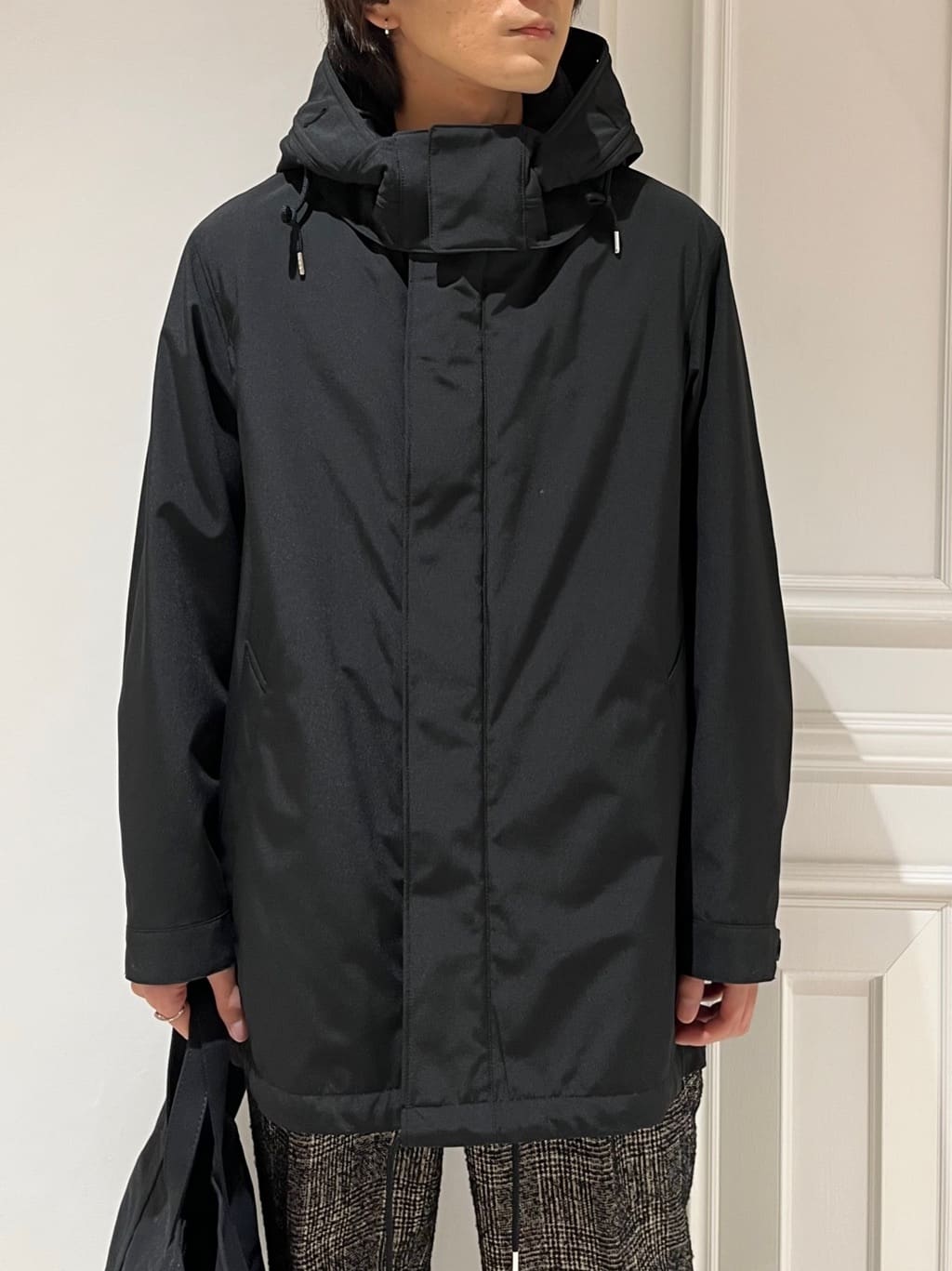 Watanabeさんの「DRESSTERIOR｜◆【セットアップ可】ループグレンチェック ワイドパンツ」を使ったコーディネート