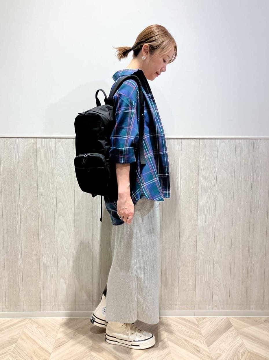 shokoさんの「SHOO･LA･RUE｜【洗濯機可/S-LL】程よい抜け感 大人のチェックシャツ」を使ったコーディネート