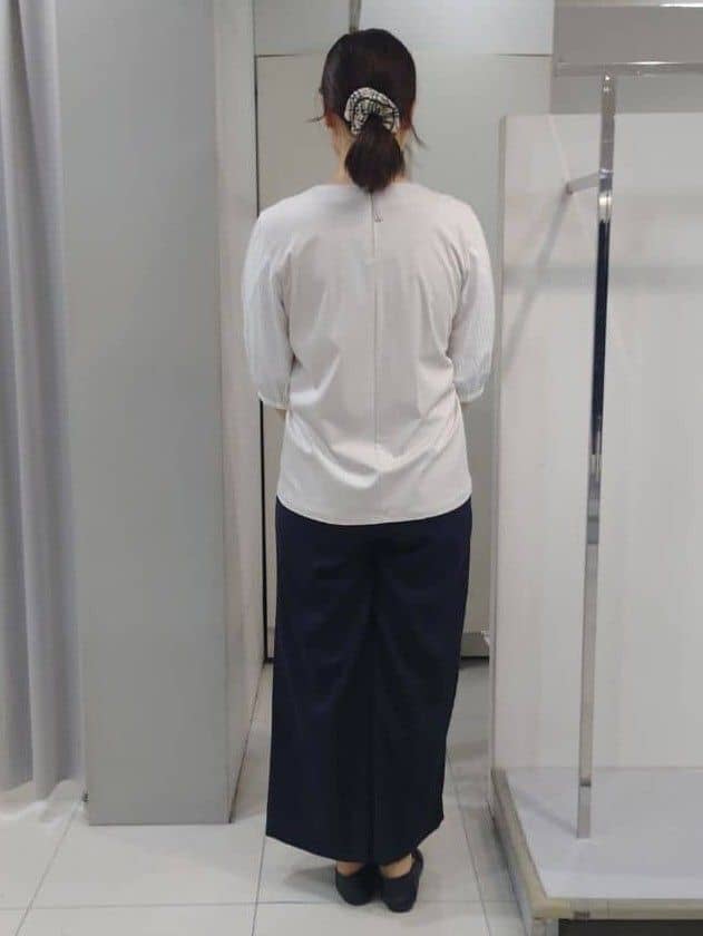 AZUSAさんの「Reflect｜【体型カバー／腰周りカバー】長め丈プルオーバージャージ」を使ったコーディネート