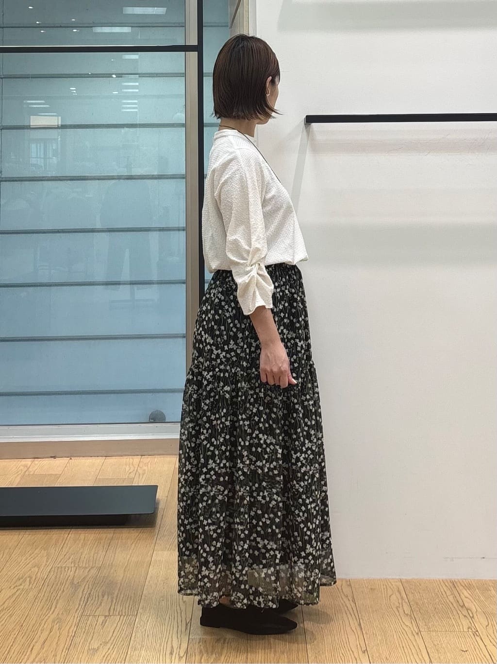 asamiさんの「INDIVI｜【UVケア／吸汗速乾】スリーブデザインブラウス」を使ったコーディネート