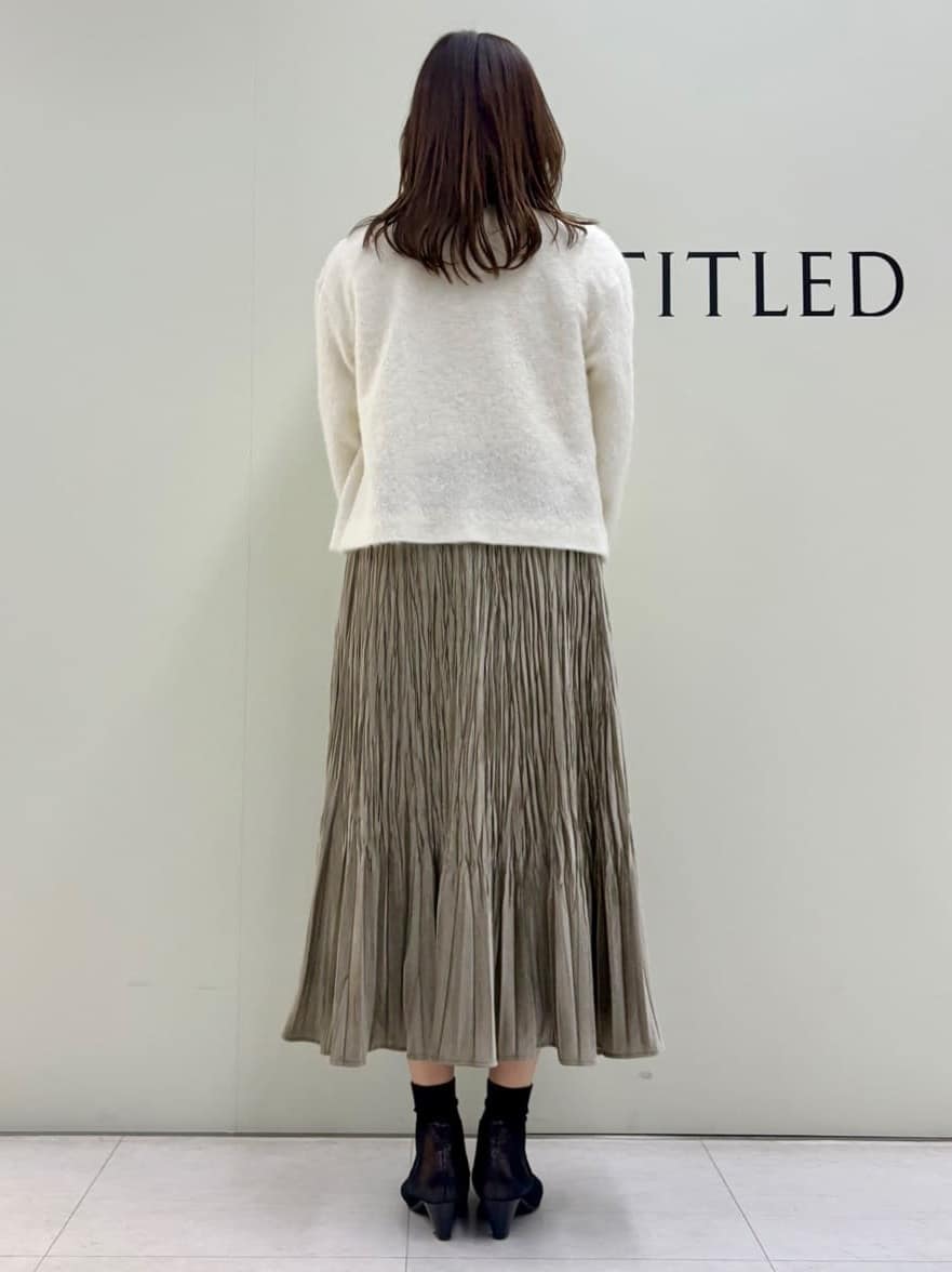 Sakaiさんの「UNTITLED｜【ジャケット風/メタルボタン】アルパカ混シャギーカーディガン」を使ったコーディネート
