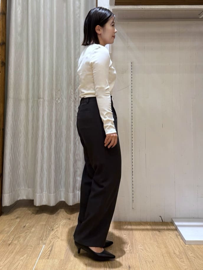 chさんの「THE SHOP TK｜ビジネスノーカラージャケット【セットアップ可/洗える】/CAVIANシリーズ」を使ったコーディネート