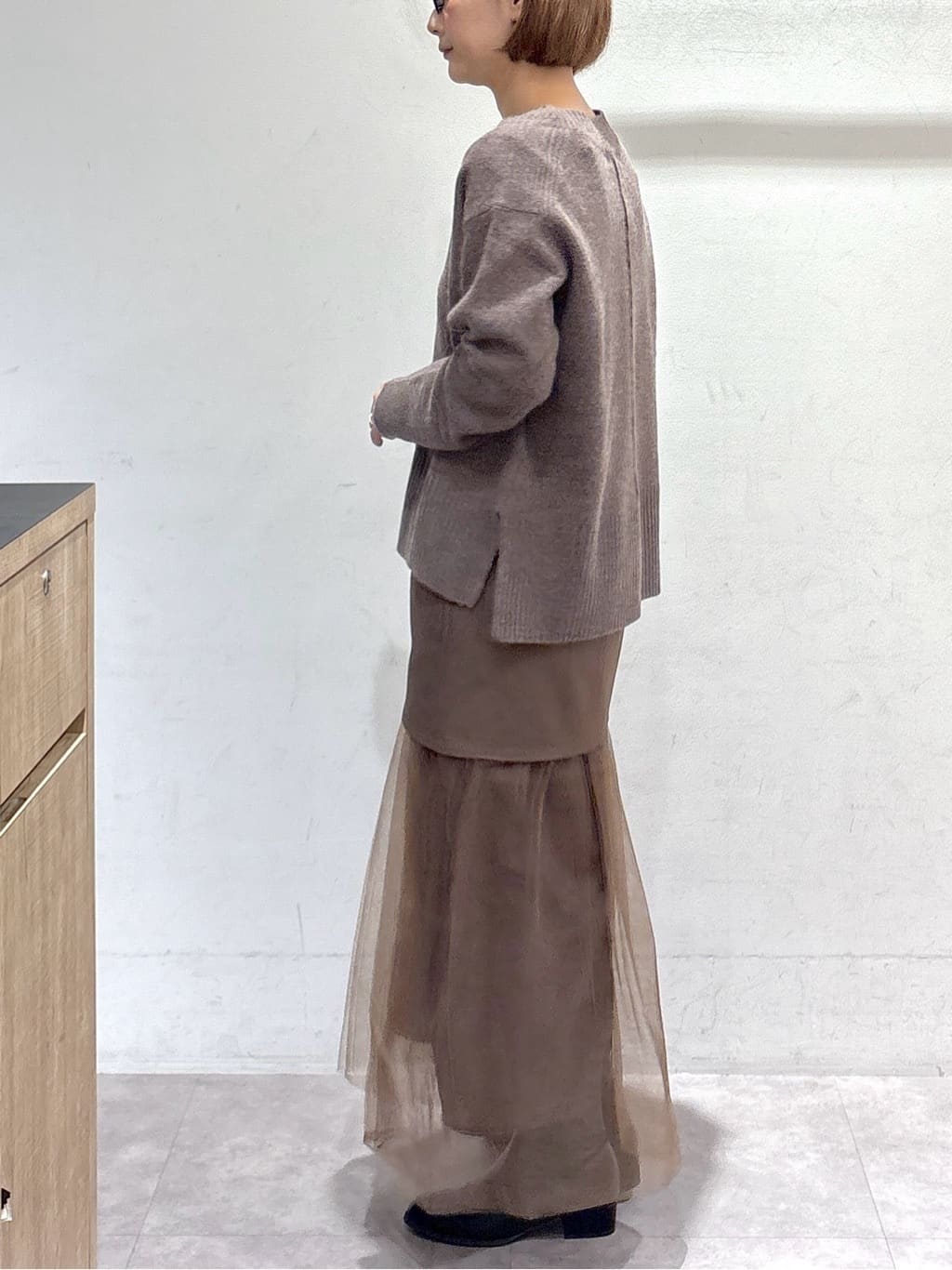 たけねぇさんの「OPAQUE.CLIP｜チュールドッキングデザインスカート【洗濯機OK】」を使ったコーディネート