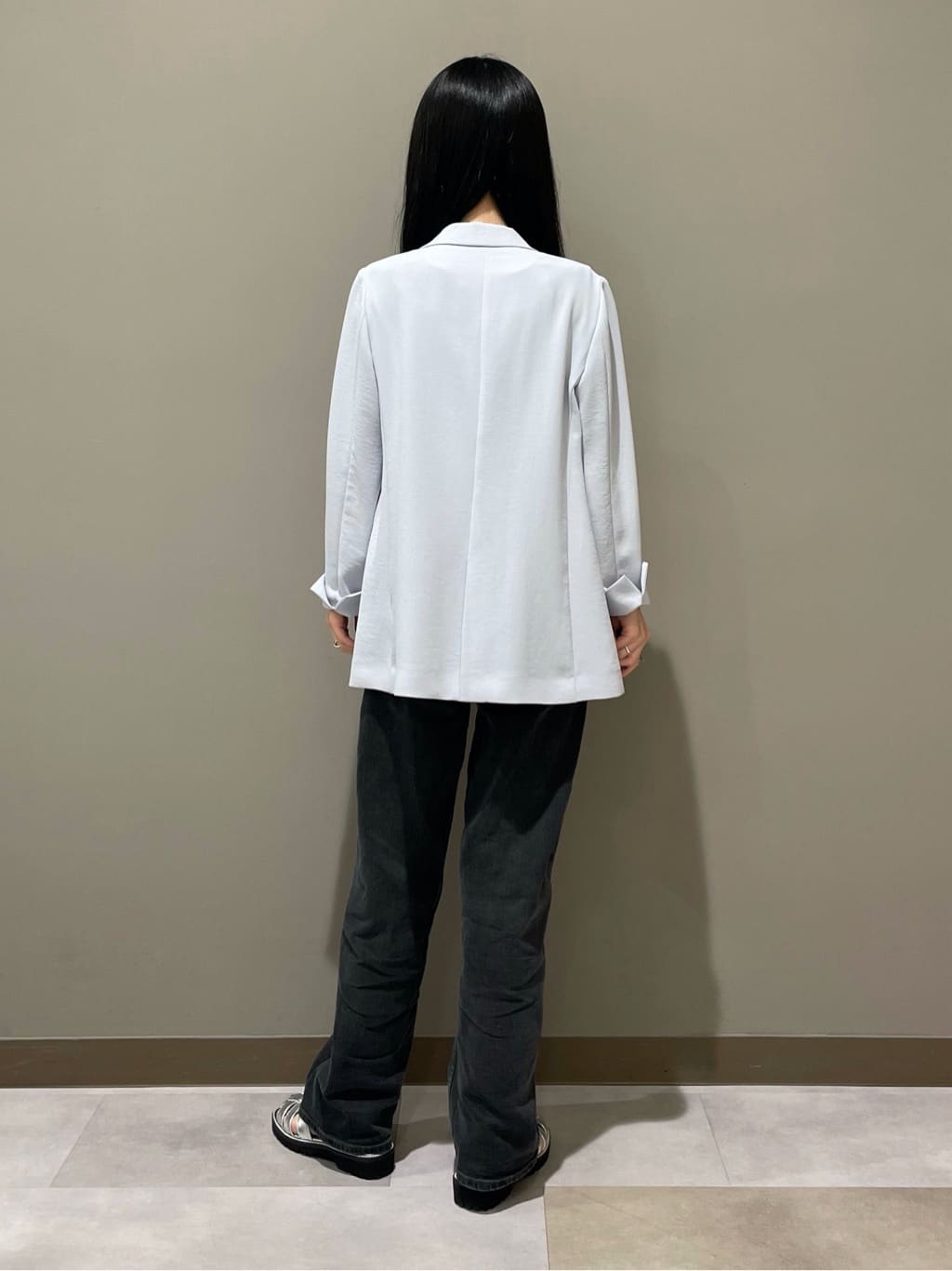KEIKOさんの「INDIVI｜【着る日傘／遮熱／UVケア】ダブルジャケット」を使ったコーディネート