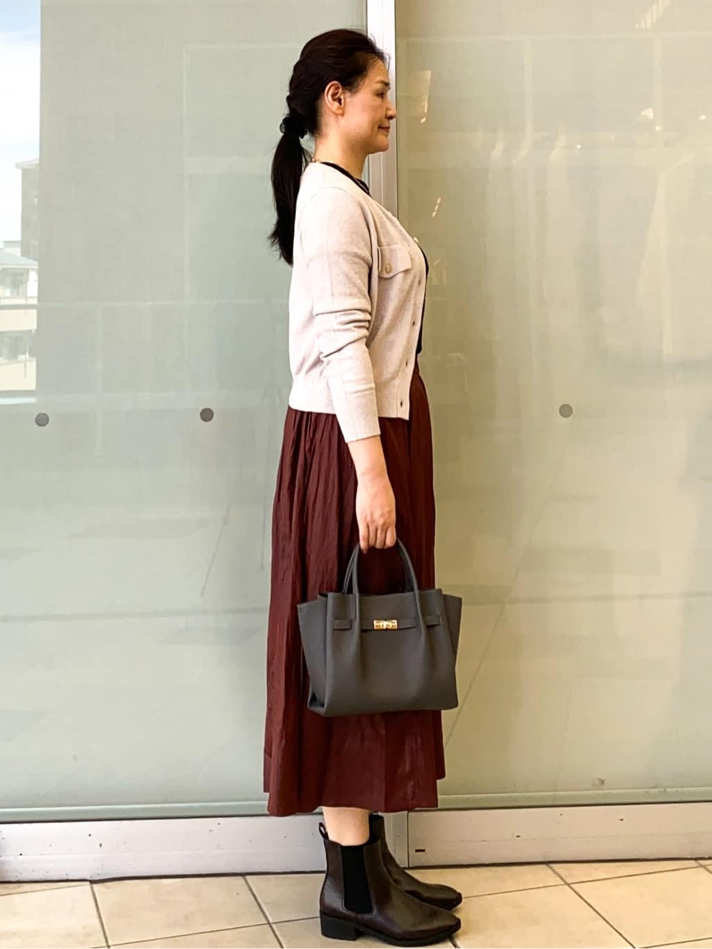 Jeanさんの「OPAQUE.CLIP｜フロッキーチュールTシャツ【洗濯機洗い可】」を使ったコーディネート