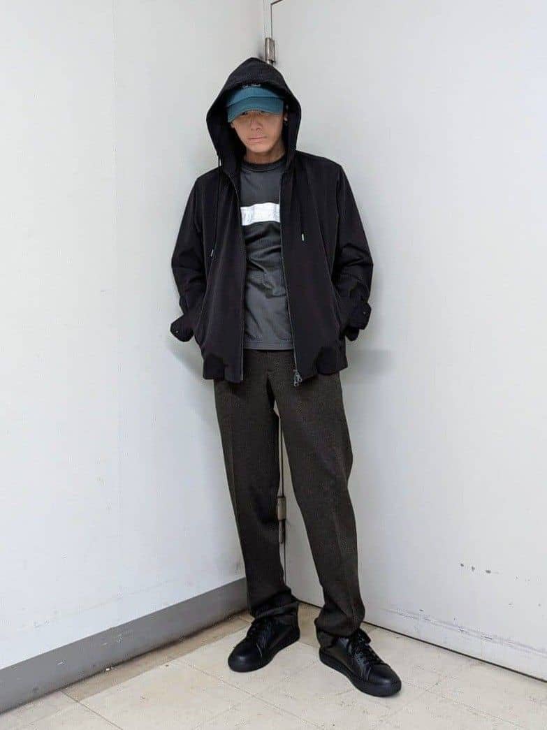 ryoさんの「TAKEO KIKUCHI｜【None Of Stress】アクティブジャージ 千鳥 ジャケット」を使ったコーディネート