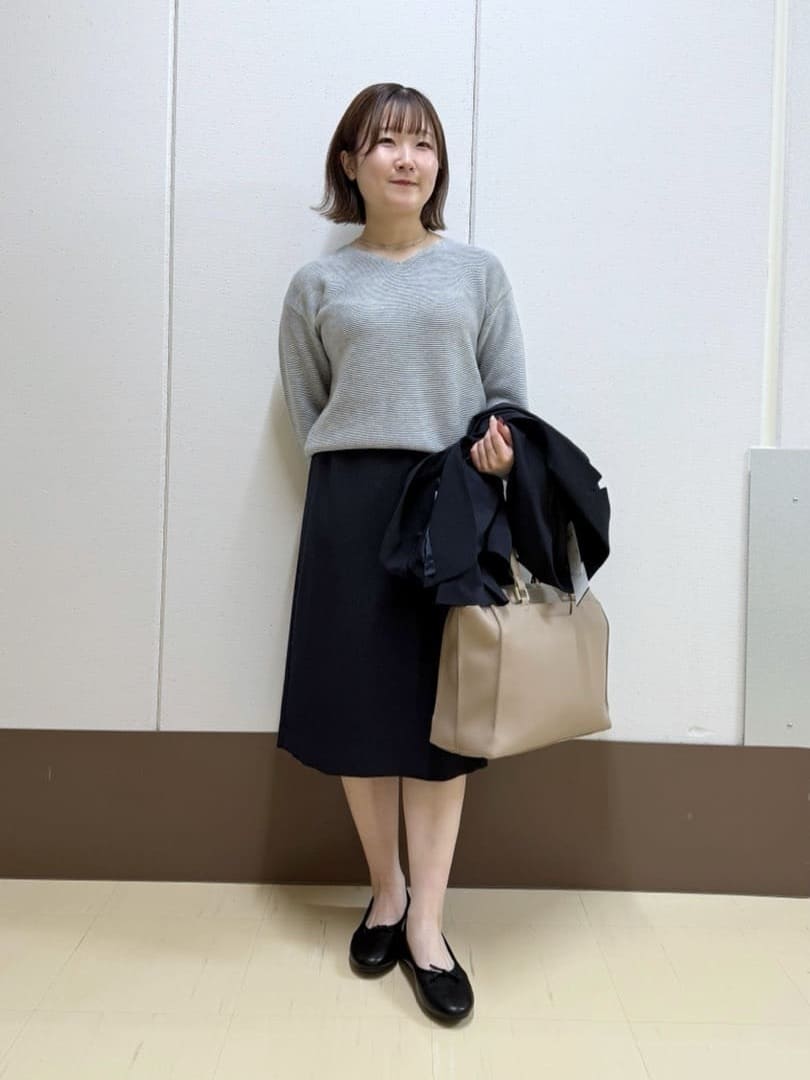 Rikoさんの「INDIVI｜【洗える／通勤／スーツ】メランジストレッチ テーラージャケット」を使ったコーディネート