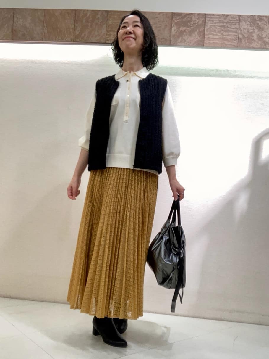 Kouさんの「Reflect｜【透けにくい◎】衿付き七分袖ニット」を使ったコーディネート
