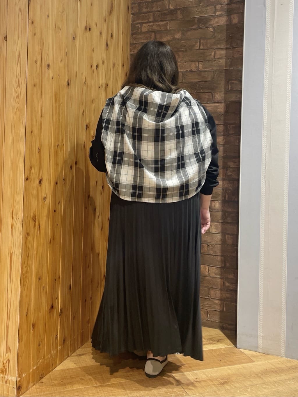 Risaさんの「SHOO･LA･RUE｜【洗濯機可/S-LL】程よい抜け感 大人のチェックシャツ」を使ったコーディネート