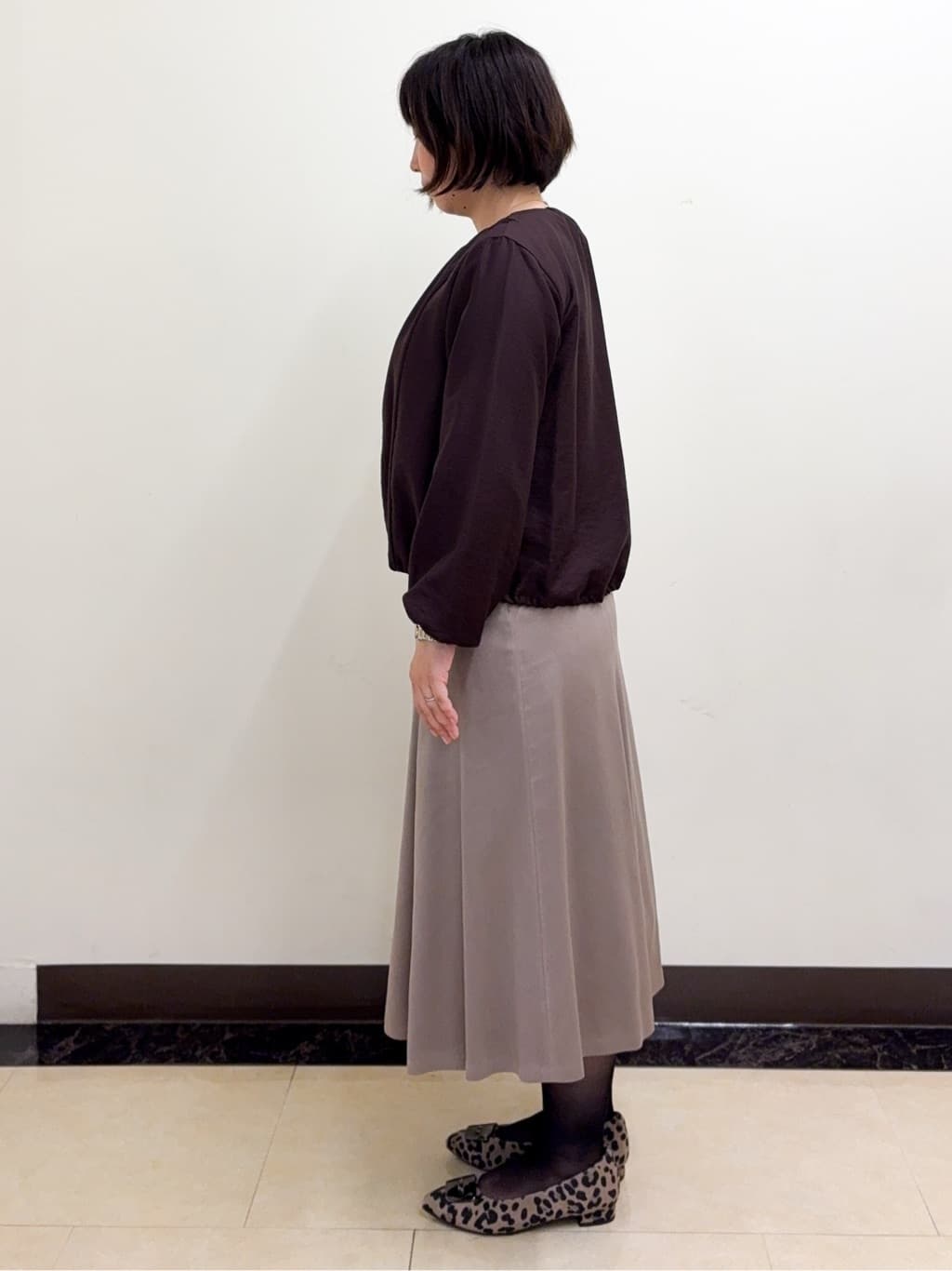 ミヨさんの「Reflect｜【ライトアウター／ゆったり羽織れる／気軽な羽織りに◎】ライトブルゾン」を使ったコーディネート