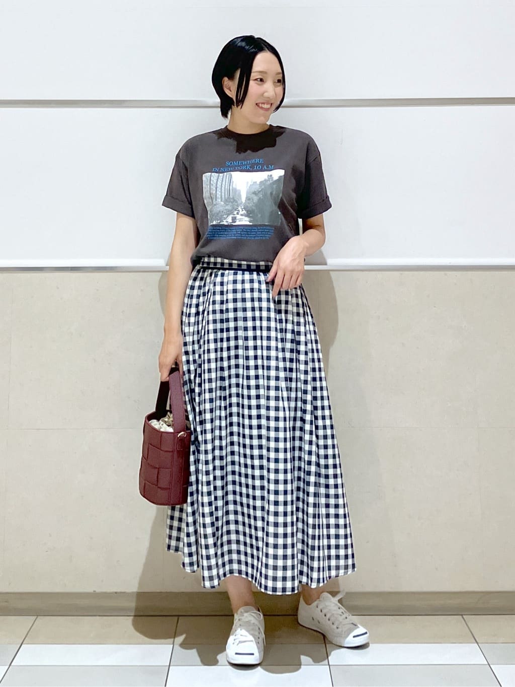 eriko さんの「Dessin｜【ユニセックス・洗える】オーガニックコットンロゴ入りTシャツ」を使ったコーディネート