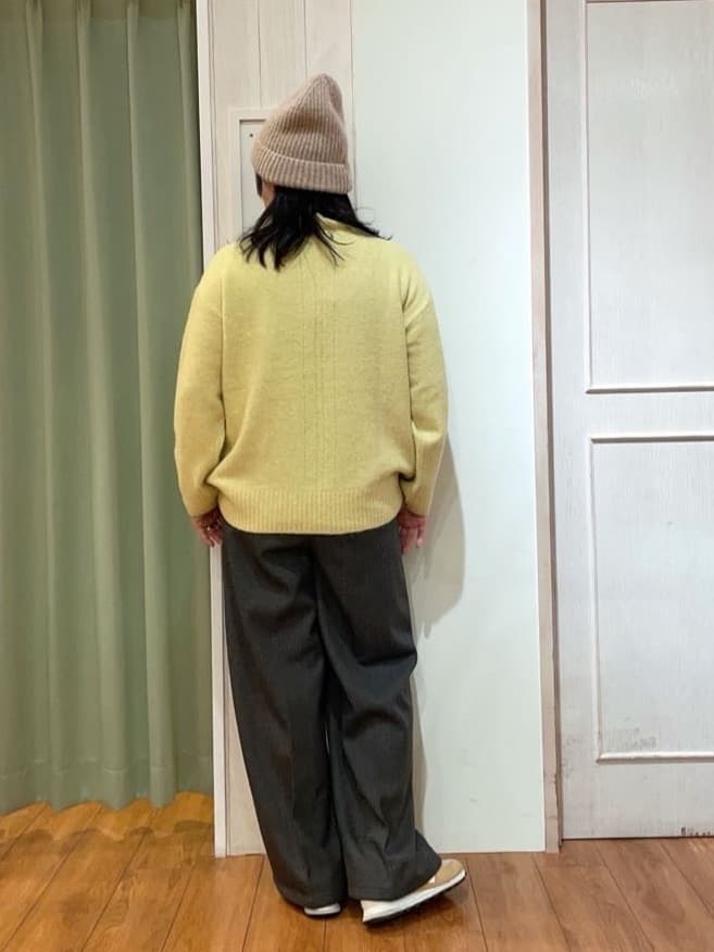 ke-yさんの「SHOO･LA･RUE｜【洗濯機可/S-LL】インせず着られる ふわふわハイネックニット」を使ったコーディネート