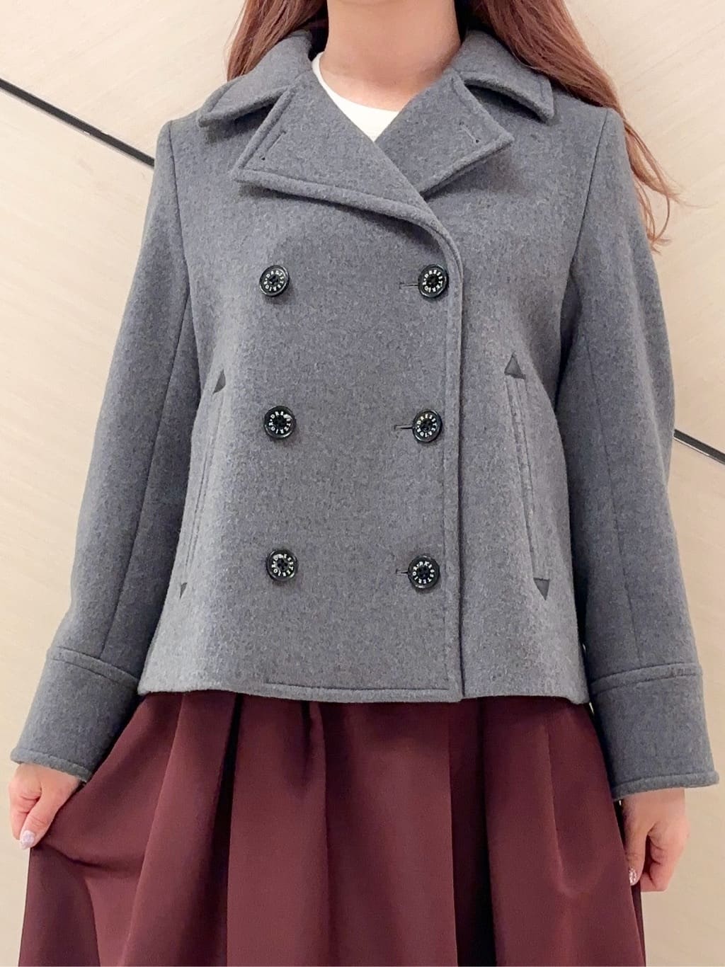 Rinaさんの「DRESSTERIOR｜ストレッチフルニードルニット」を使ったコーディネート