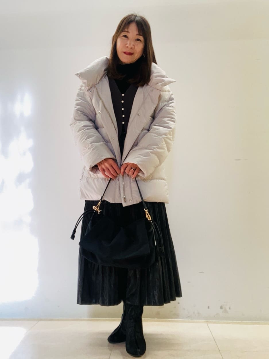 kurodaさんの「Reflect｜【SS-4Lサイズ】フーデッドミドルダウンコート」を使ったコーディネート