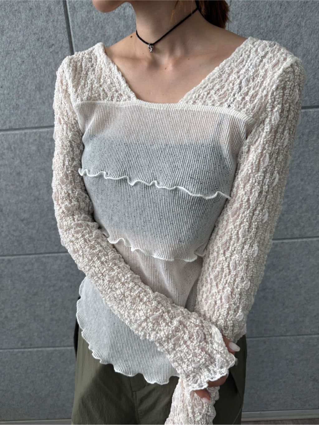 designer yukaさんの「CODE A｜Airy volume cargo」を使ったコーディネート