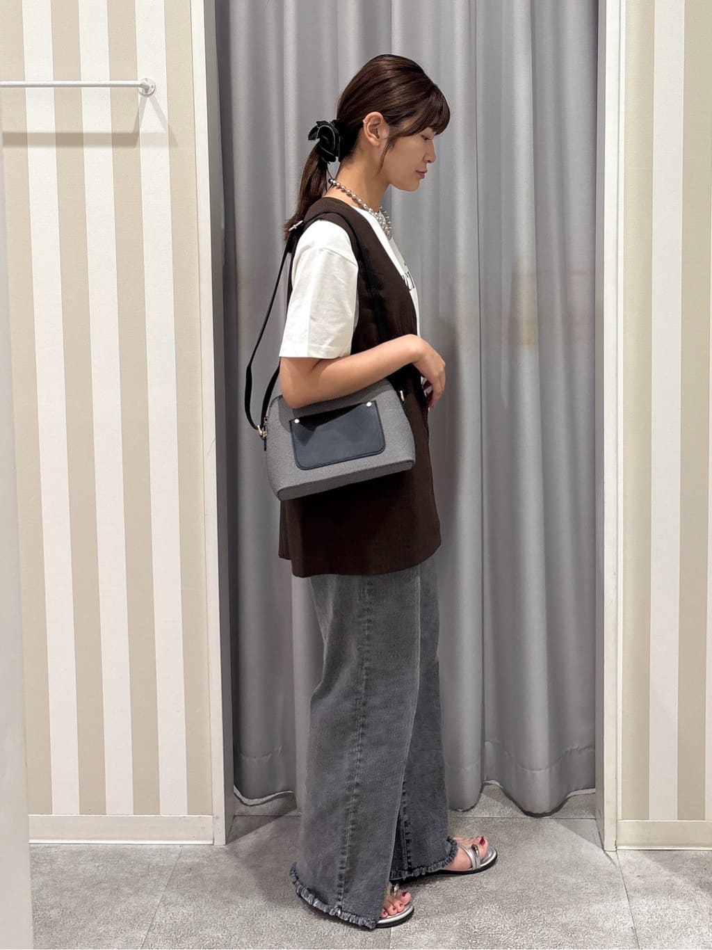 Rikaさんの「SHOO･LA･RUE｜ビッグボールチェーンネックレス」を使ったコーディネート