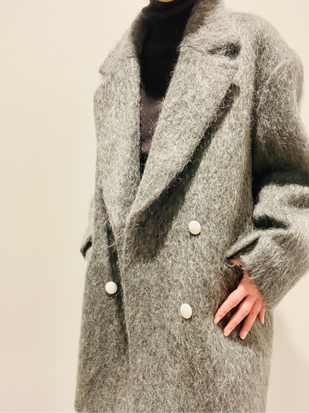 Annさんの「DRESSTERIOR｜シルクブレンドメリノウールリブプルオーバー」を使ったコーディネート