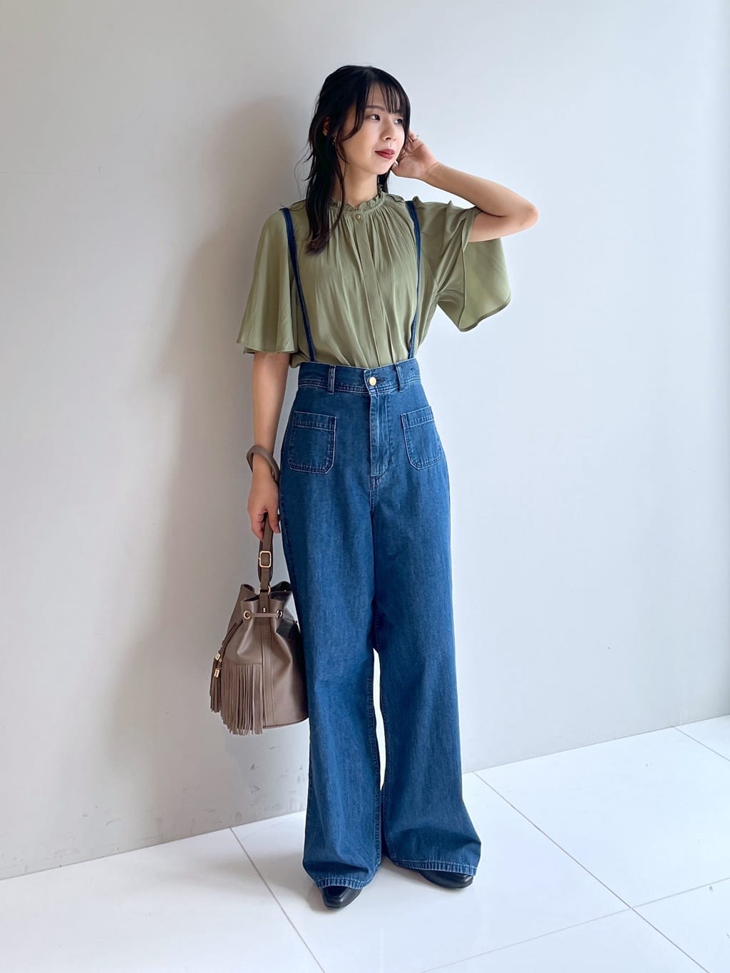 cotaniさんの「grove｜【Lee&times;grove別注】SAILOR STRAP DENIM」を使ったコーディネート