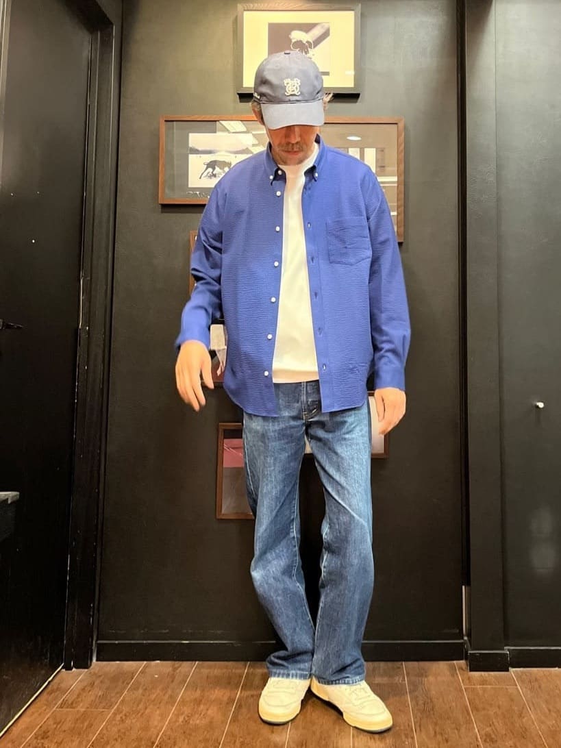 KDDさんの「TAKEO KIKUCHI｜【抗菌防臭／5サイズ展開】ハイゲージポンチ Tシャツ」を使ったコーディネート