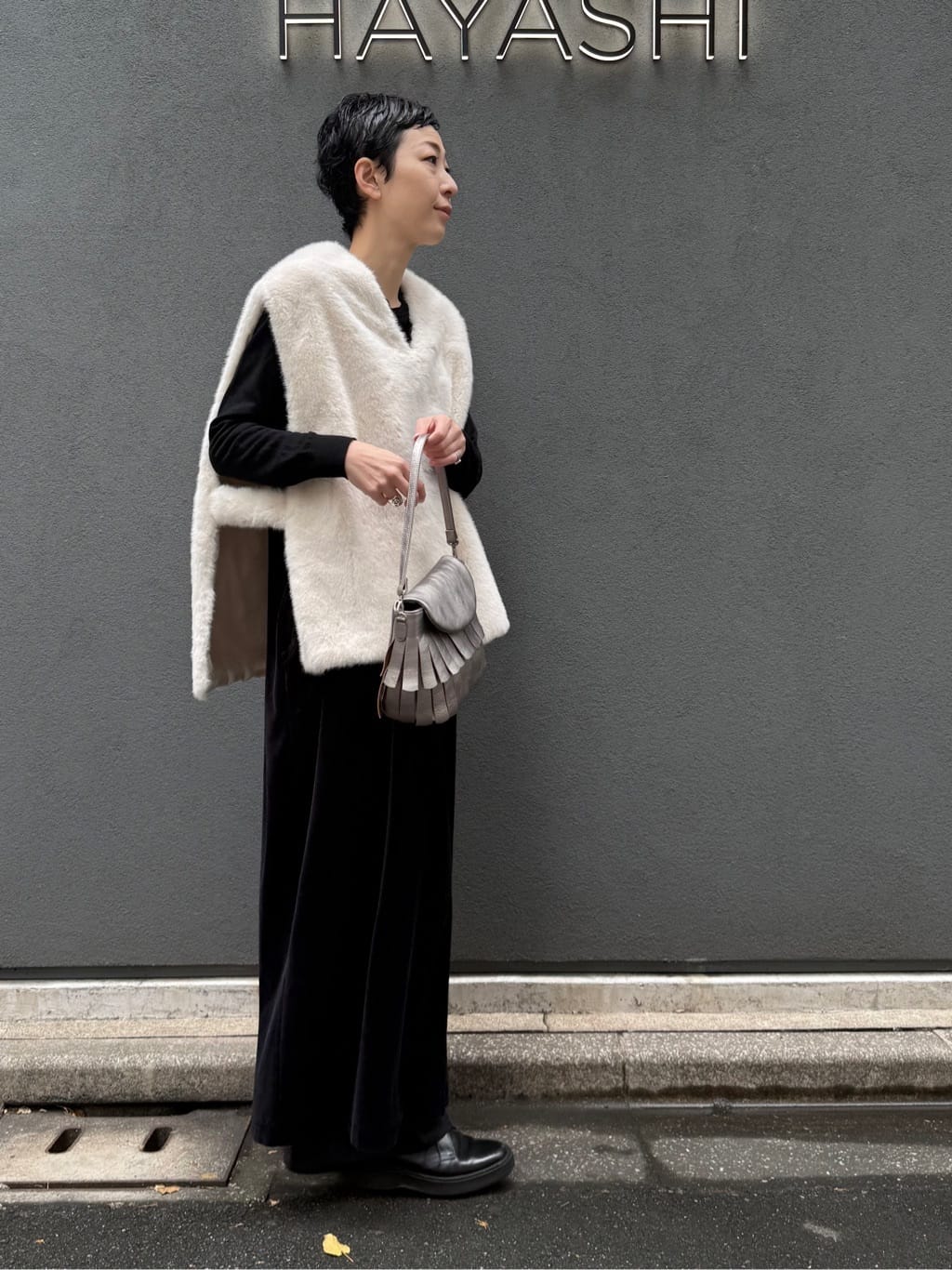 Kさんの「HIROKO HAYASHI｜FRANGIA（フランジャ）ショルダーバッグ」を使ったコーディネート