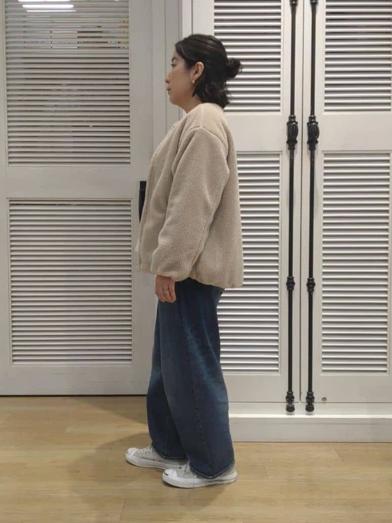 kaiさんの「Dessin｜【2WAY】リバーシブルタフタボアアウター」を使ったコーディネート