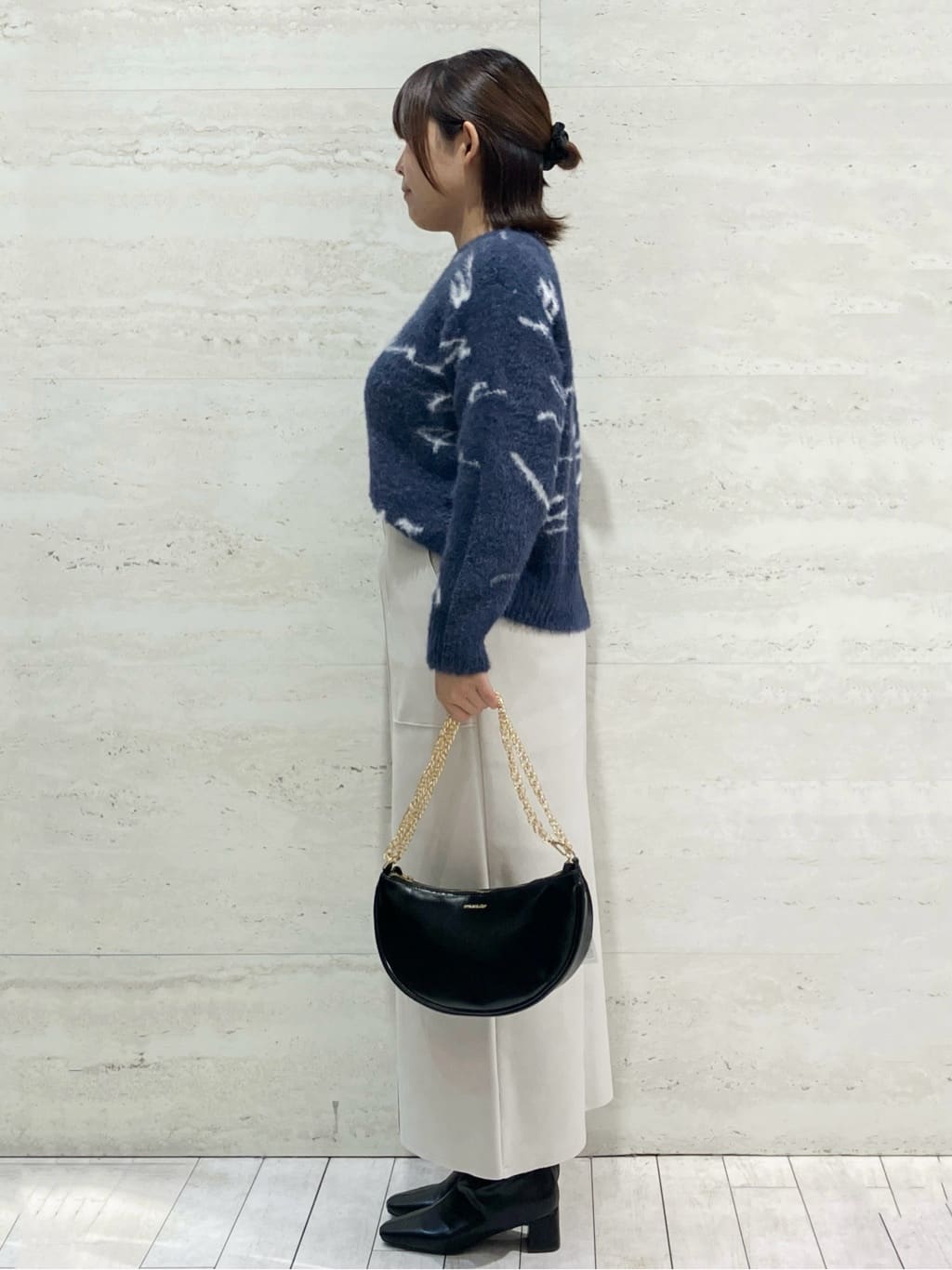 FUKAさんの「OPAQUE.CLIP｜アート柄シャギーニット【洗濯機OK】」を使ったコーディネート